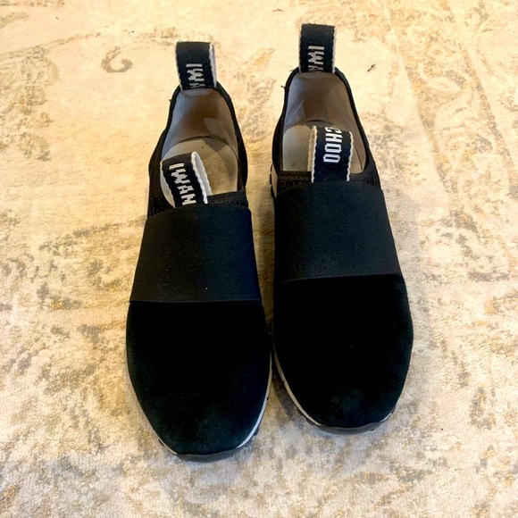 Jimmy Choo Velvet Knit Sneakers - Picture 2 of 6